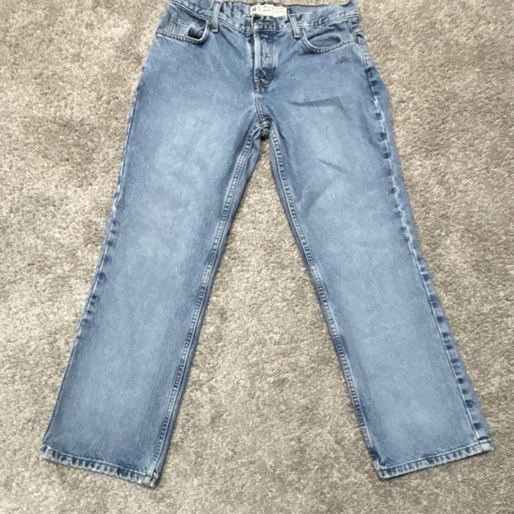 American Eagle Outfitters Light Wash Straight Leg Jeans